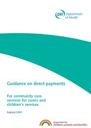 Guidance on Direct Payments - Cambridgeshire County Council