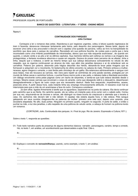 TESTES 6Âª SÃRIE ENSINO FUNDAMENTAL - PÃ¡gina nÃ£o encontrada