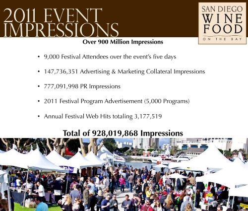 2012_SDBWFF_Sponsors.. - San Diego Bay Wine and Food Festival