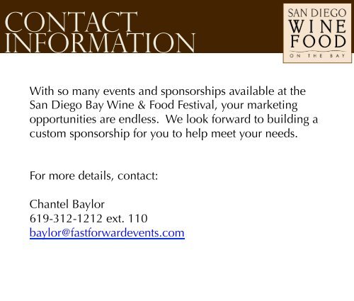 2012_SDBWFF_Sponsors.. - San Diego Bay Wine and Food Festival