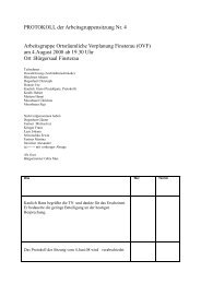 PROTOKOLL der Arbeitsgruppensitzung Nr. 4 ... - Gemeinde Mauth