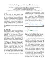 Phrasing Techniques for Multi-Stroke Selection ... - Cornell University