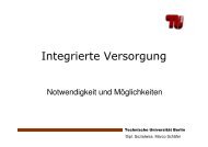 Integrierte Versorgung - Wirtschaft und Management