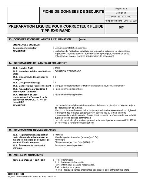 preparation liquide pour correcteur fluide