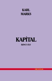 Karl Marks, Kapital, Cilt: II - Antikapitalist
