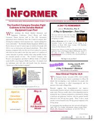 INFORMER - ALS Association - Minnesota Chapter