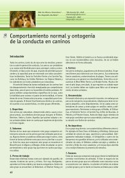 Comportamiento normal y ontogenia de la conducta en caninos