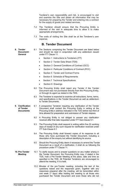 Tender Document - KUET