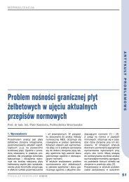 51 Problem noÅnoÅci granicznej pÅyt Å¼elbetowych w ujÄciu ...