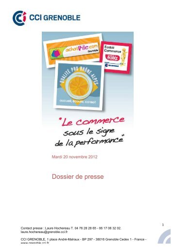Dossier de presse - CCI Grenoble