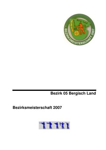 Bezirk 05 Bergisch Land Bezirksmeisterschaft 2007