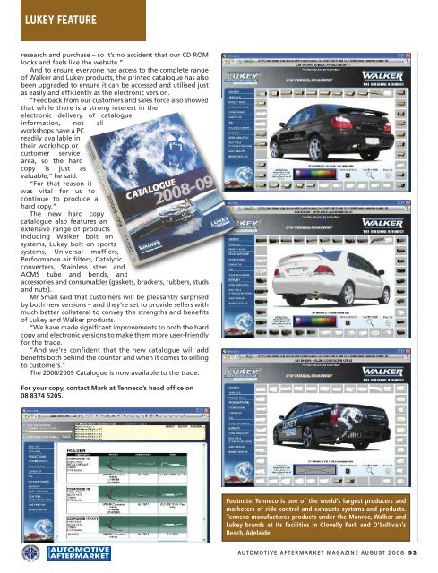 AM MAGAZINE SHELL - Australian Automotive Aftermarket Magazine