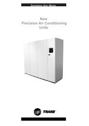 Trane - ENGINEERING DATA MANUAL - New Precision Air ...