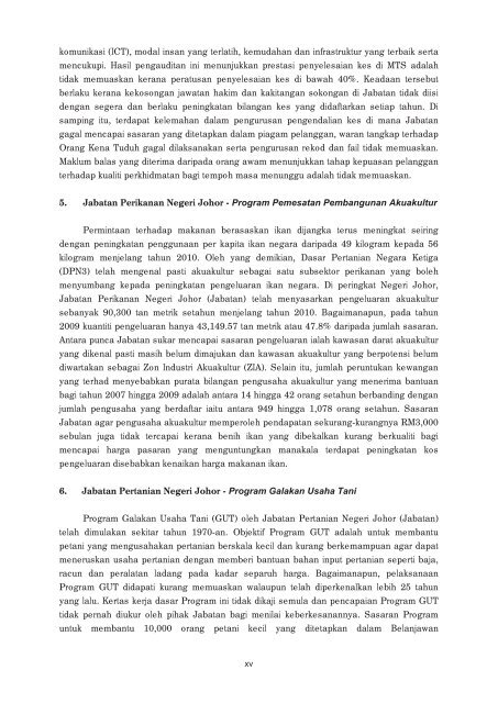 negeri johor - Jabatan Audit Negara