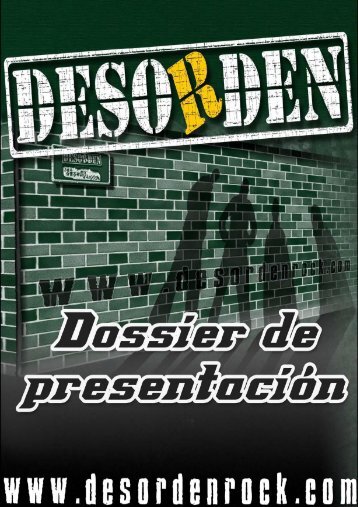 DOSSIER DE PRESENTACION - Girando Por Salas