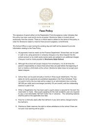 The Qatar Shirburnian Issue 1