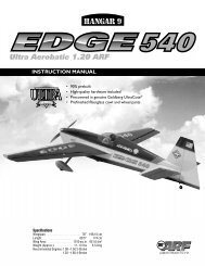 Edge 540 Manual - Hangar 9