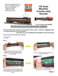 HO Scale MUmP54 Function Only Decoder - Con-Cor