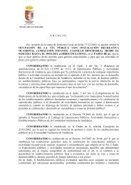 ANUNCIO Por Acuerdo de la Junta de Gobierno Local de fecha 17 ...