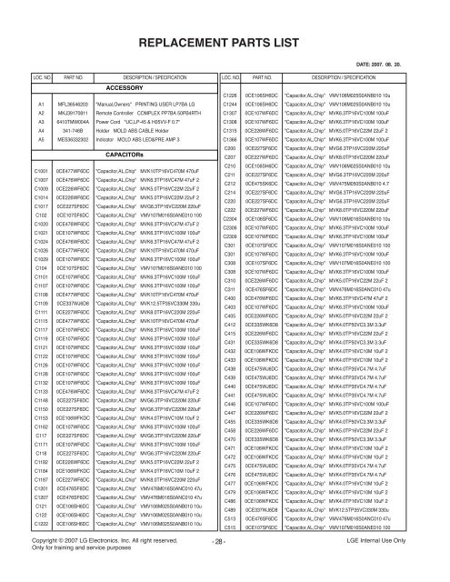 LCD TV SERVICE MANUAL - diagramas.diagram...