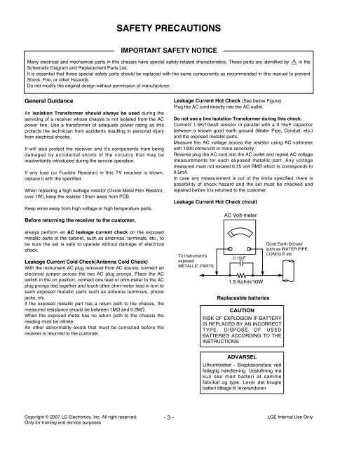 LCD TV SERVICE MANUAL - diagramas.diagram...