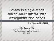 Losses in single-mode silicon-on-insulator strip waveguides and ...