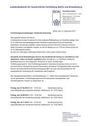 Landesakademie fÃ¼r hausÃ¤rztliche Fortbildung Berlin und ... - BVDD