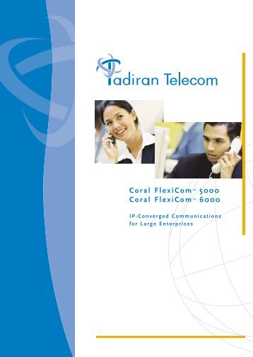 Coral FlexiCom 5000 & 6000 (brochure) - Tadiran Telecom