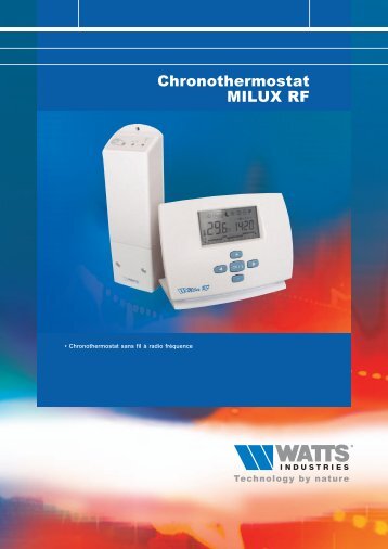 Chronothermostat MILUX RF - Point.P