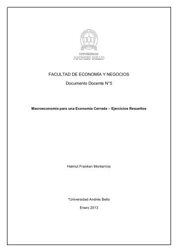 Macroeconomía para una Economía Cerrada – Ejercicios Resueltos