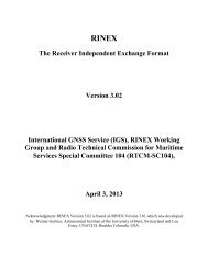 RINEX - IGS - NASA