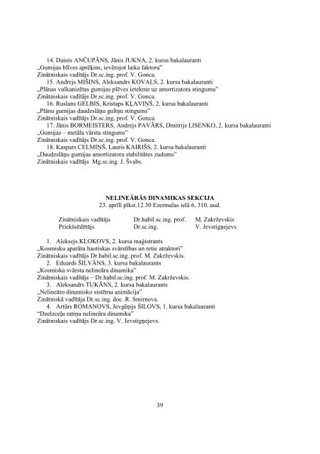 rtu 50. studentu zinātniskās un tehniskās konferences ... - Aleph Files