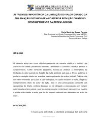 astreintes - Academia Brasileira de Direito Processual Civil