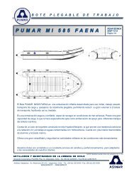 materiales estandar pumar mi 585 faena