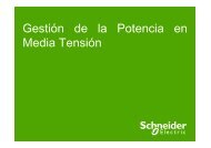 Gestión de Potencia MT - Schneider Electric