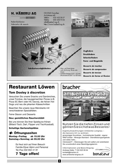 LN 2011-1.pdf - Einwohnergemeinde Lengnau BE