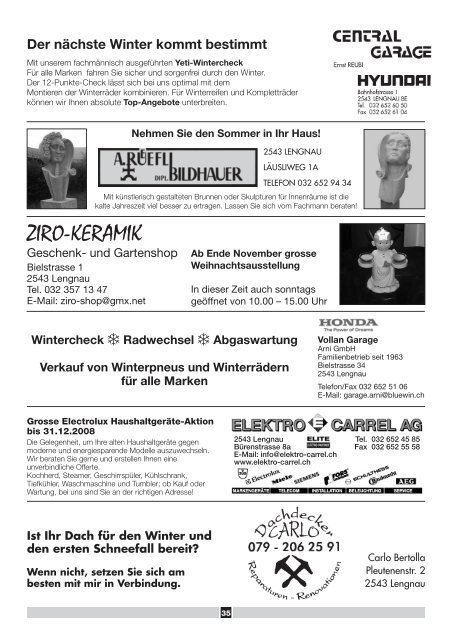 LN 2008-4.pdf - Einwohnergemeinde Lengnau BE