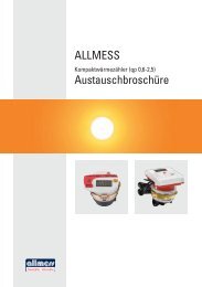 Download Austauschbroschüre für ... - Allmess GmbH