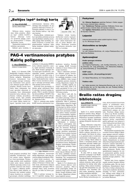 Nr. 10 (370) - KraÅ¡to apsaugos ministerija