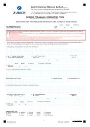 Zurich Nomination Form 0214-1