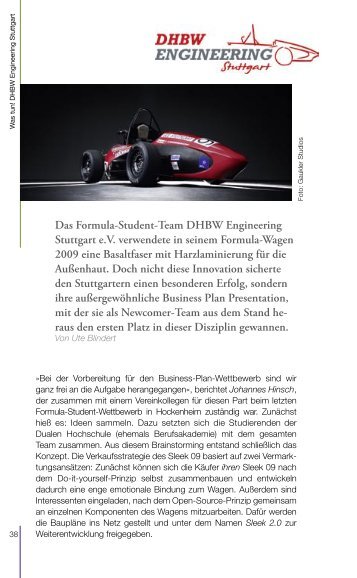 Das Formula-Student-Team DHBW Engineering Stuttgart e.V. ... - Zukx