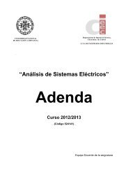 âAnÃ¡lisis de Sistemas ElÃ©ctricosâ - Departamento de IngenierÃ­a ...