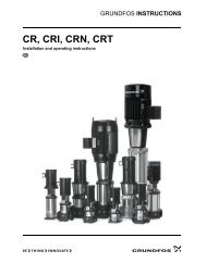 CR, CRI, CRN, CRT - Grundfos