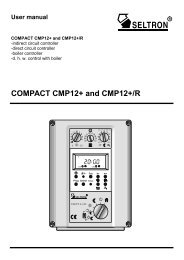 COMPACT CMP12+ and CMP12+/R - Seltron controllers