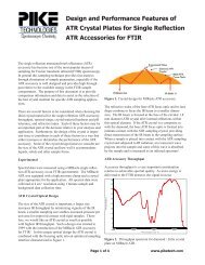Design and Performance Features of ATR Crystal Plates for Single ...