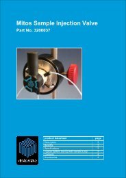 Mitos Sample Injection Valve - Dolomite Microfluidics