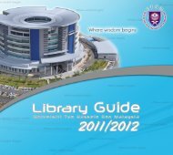 Library Guide - UTHM Library - Universiti Tun Hussein Onn Malaysia