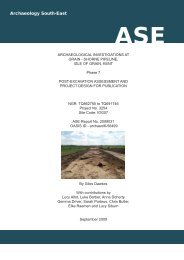 ASE front cover - Archaeology South-East