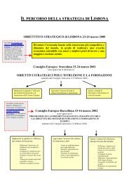 il percorso della strategia di lisbona l percorso della strategia di isbona