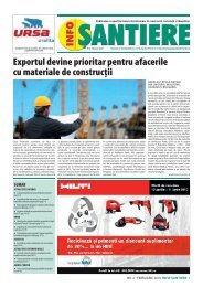 Exportul devine prioritar pentru afacerile cu materiale de construcÅ£ii